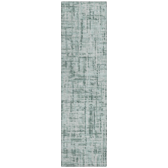 Addison Chantille ACN2130 Stripes Machine Made Transitional Teal Rug