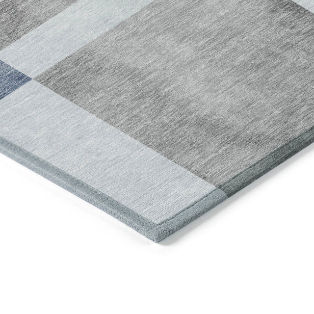 Addison Chantille ACN2131 Geometric Machine Made Transitional Blue Rug