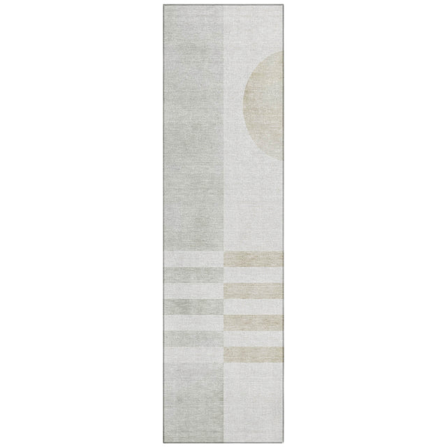 Addison Chantille ACN2131 Geometric Machine Made Transitional Linen Rug