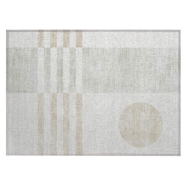 Addison Chantille ACN2131 Geometric Machine Made Transitional Linen Rug