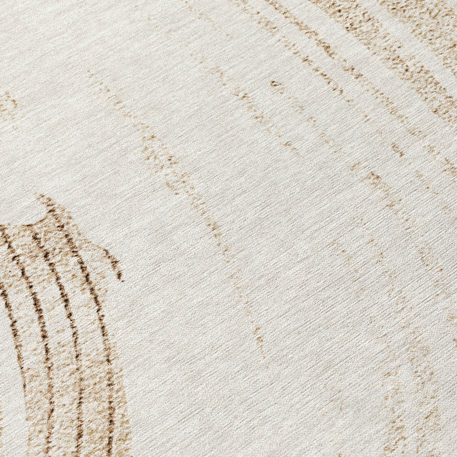 Addison Chantille ACN2133 Swirls Machine Made Transitional Brown Rug