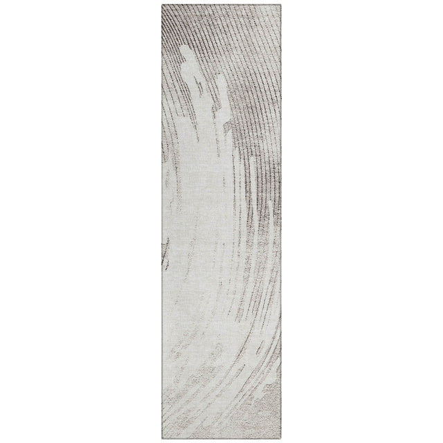 Addison Chantille ACN2133 Swirls Machine Made Transitional Ivory Rug