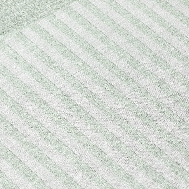 Addison Chantille ACN2134 Geometric Machine Made Transitional Green Rug