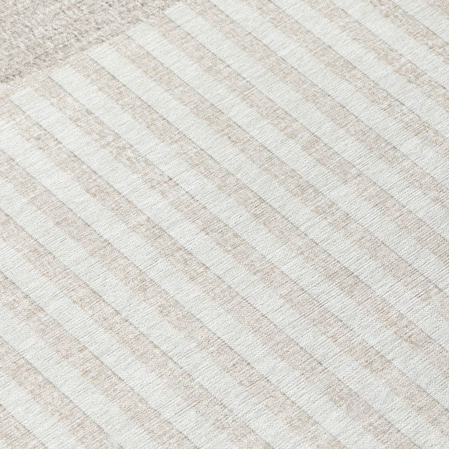 Addison Chantille ACN2134 Geometric Machine Made Transitional Putty Rug
