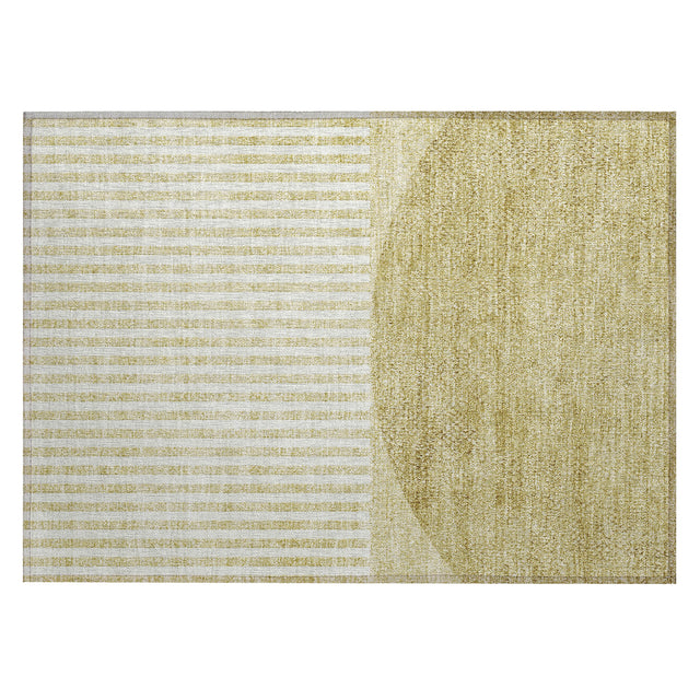 Addison Chantille ACN2134 Geometric Machine Made Transitional Wheat Rug