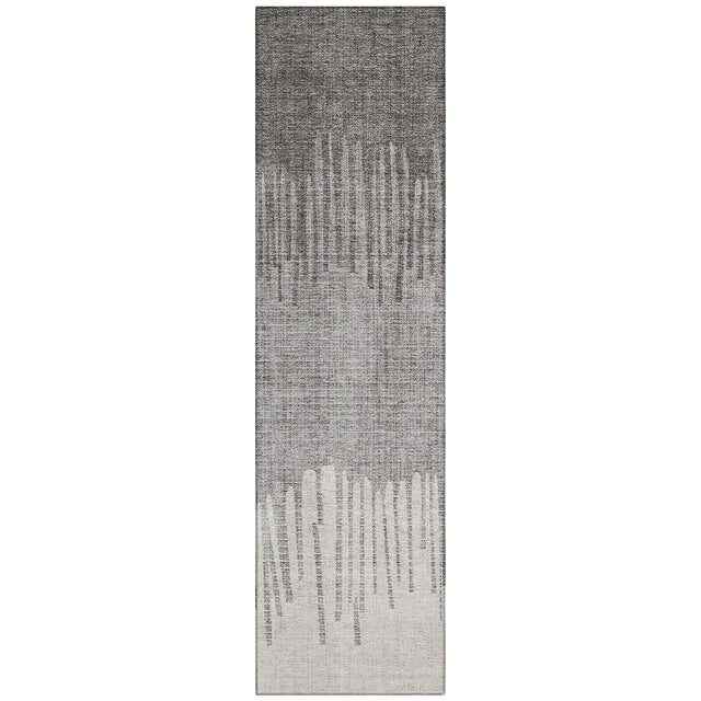 Addison Chantille ACN2135 Stripes Machine Made Transitional Gray Rug