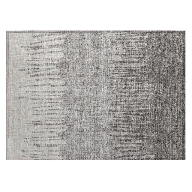 Addison Chantille ACN2135 Stripes Machine Made Transitional Gray Rug