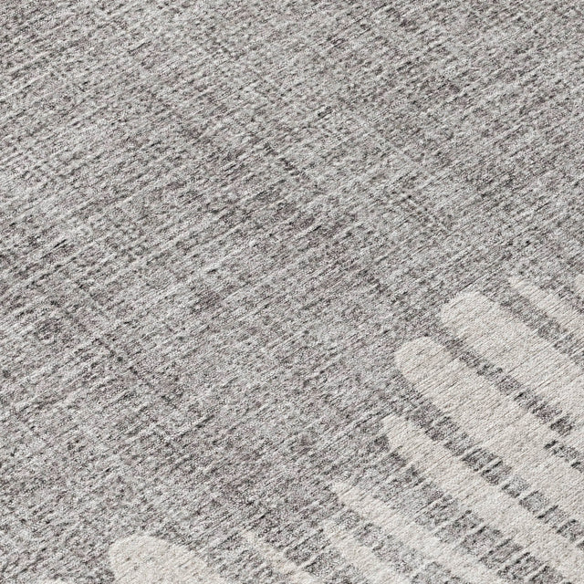 Addison Chantille ACN2135 Stripes Machine Made Transitional Gray Rug