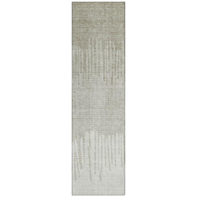 Addison Chantille ACN2135 Stripes Machine Made Transitional Putty Rug