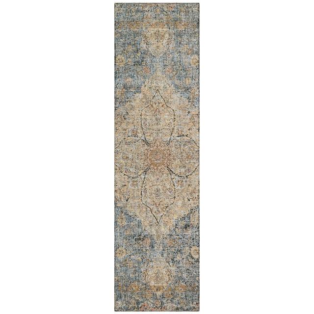 Addison Chantille ACN2136 Global Machine Made Traditional Blue Rug