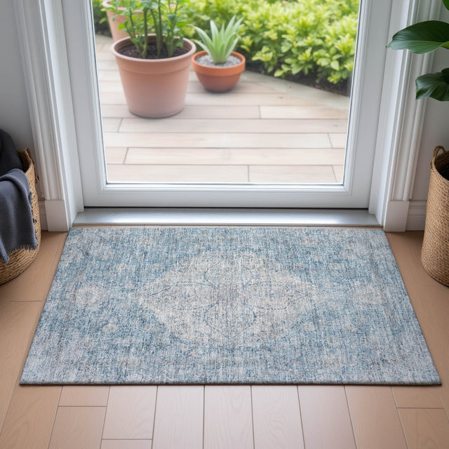 Addison Chantille ACN2136 Global Machine Made Traditional Denim Rug