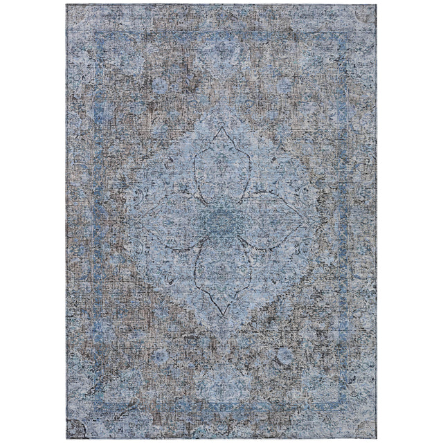 Addison Chantille ACN2136 Global Machine Made Traditional Gray Rug