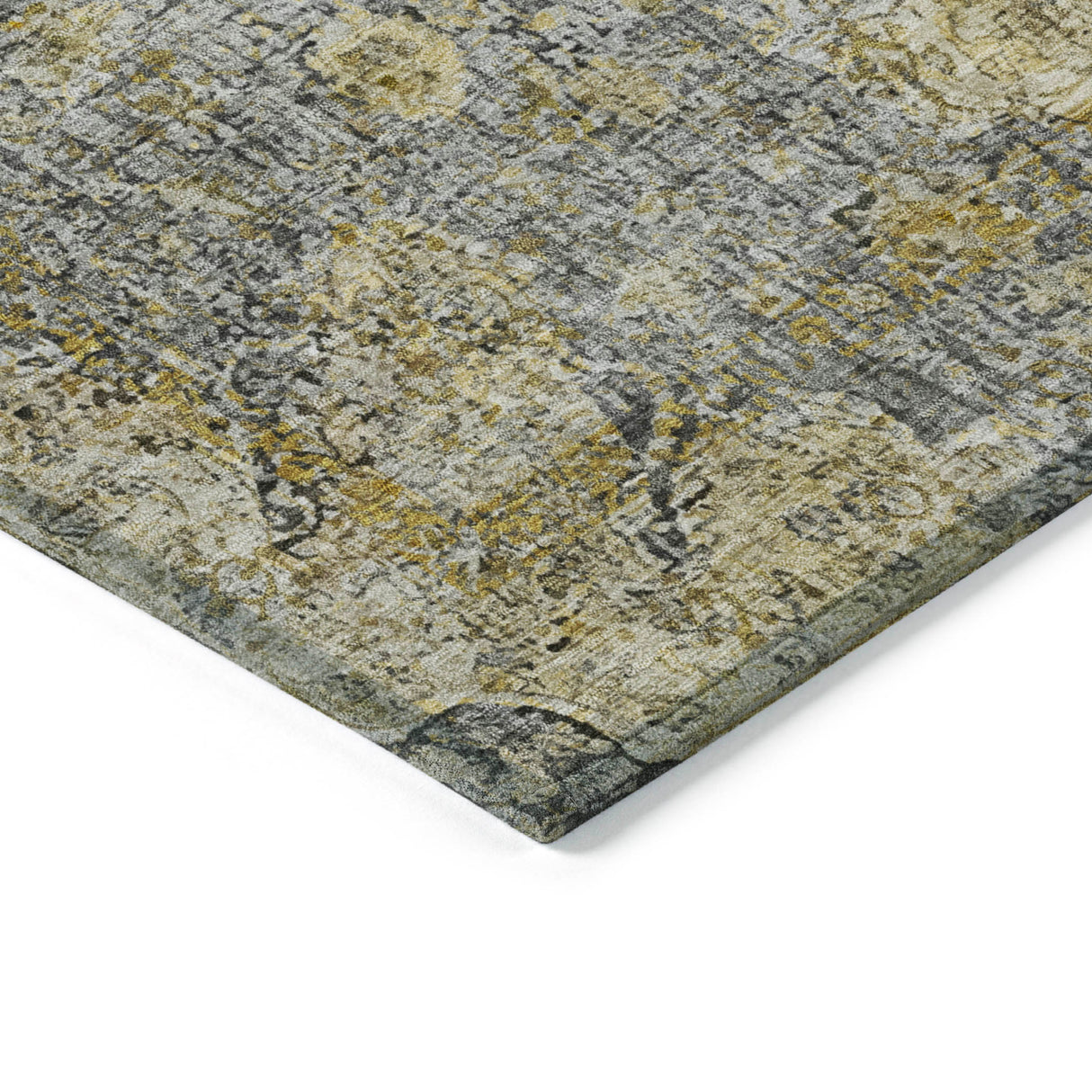Addison Chantille ACN2136 Global Machine Made Traditional Pewter Rug