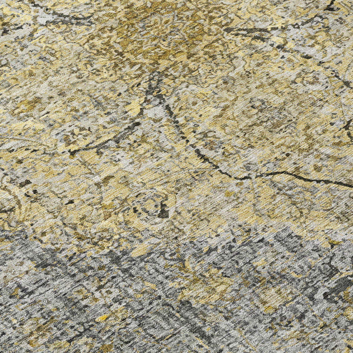 Addison Chantille ACN2136 Global Machine Made Traditional Pewter Rug