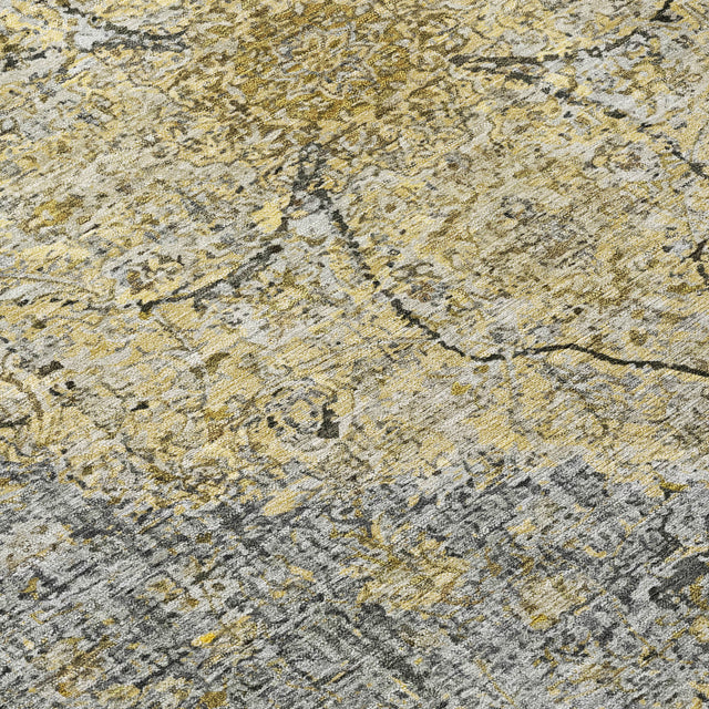 Addison Chantille ACN2136 Global Machine Made Traditional Pewter Rug