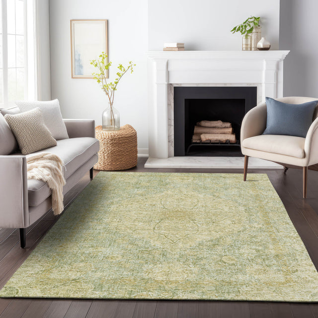 Addison Chantille ACN2136 Global Machine Made Traditional Sage Rug