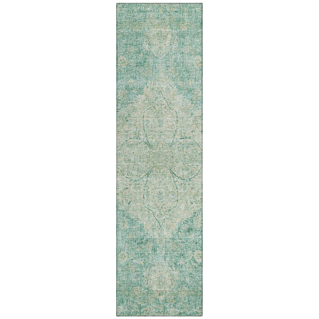 Addison Chantille ACN2136 Global Machine Made Traditional Teal Rug