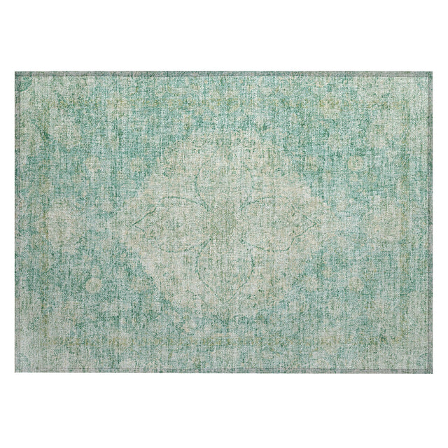 Addison Chantille ACN2136 Global Machine Made Traditional Teal Rug