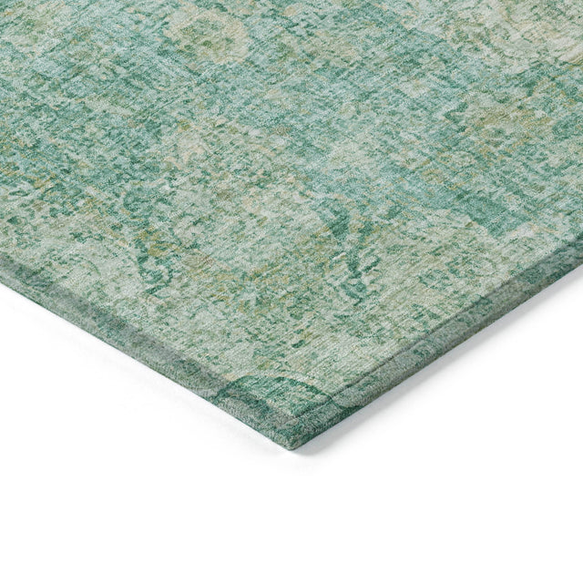 Addison Chantille ACN2136 Global Machine Made Traditional Teal Rug