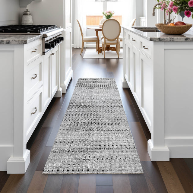 Addison Chantille ACN2137 Stripes Machine Made Transitional Gray Rug