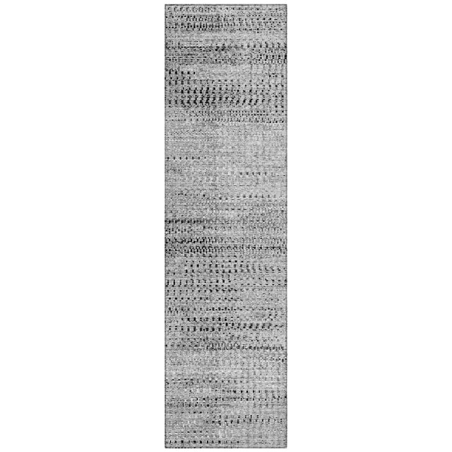 Addison Chantille ACN2137 Stripes Machine Made Transitional Gray Rug