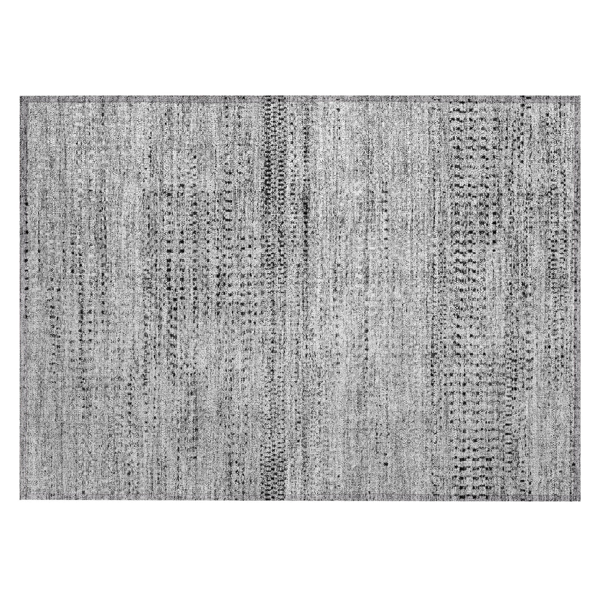 Addison Chantille ACN2137 Stripes Machine Made Transitional Gray Rug