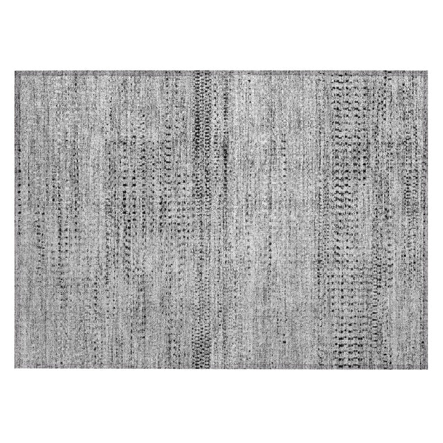 Addison Chantille ACN2137 Stripes Machine Made Transitional Gray Rug