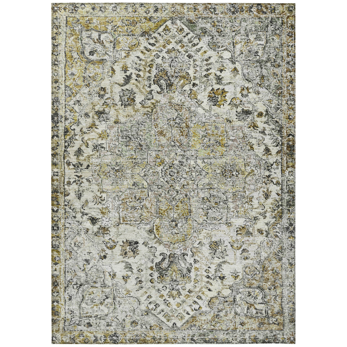 Addison Chantille ACN2138 Global Machine Made Traditional Beige Rug
