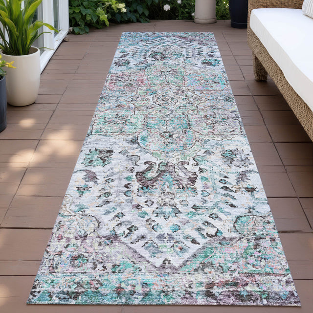 Addison Chantille ACN2138 Global Machine Made Traditional Sky Rug