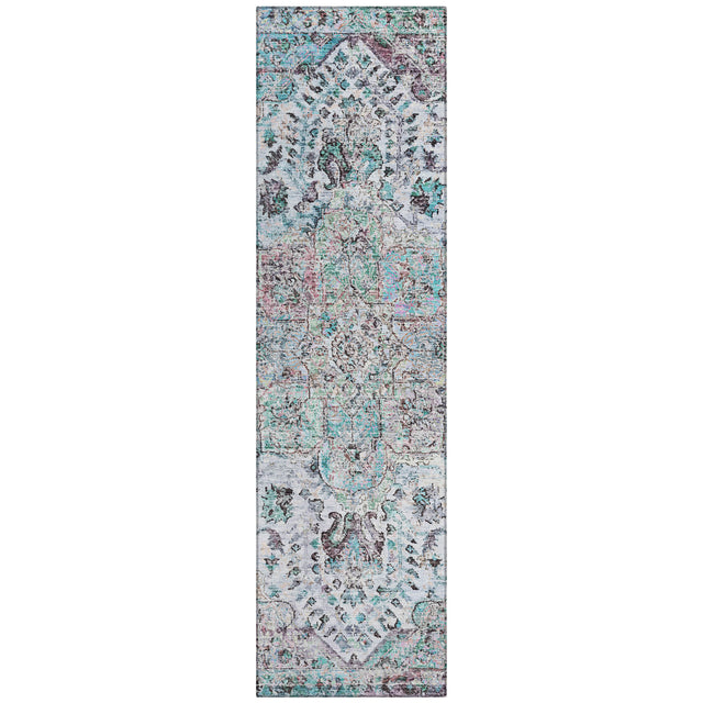 Addison Chantille ACN2138 Global Machine Made Traditional Sky Rug