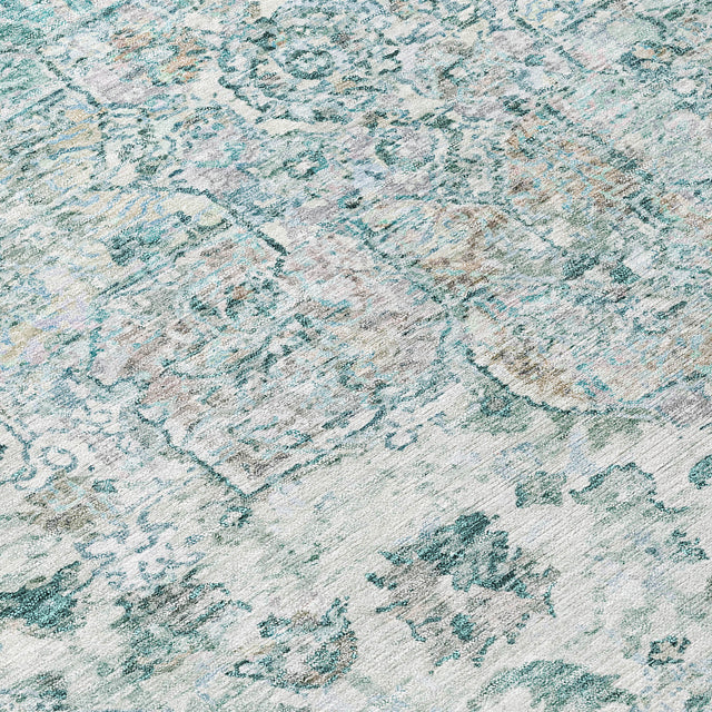 Addison Chantille ACN2138 Global Machine Made Traditional Teal Rug