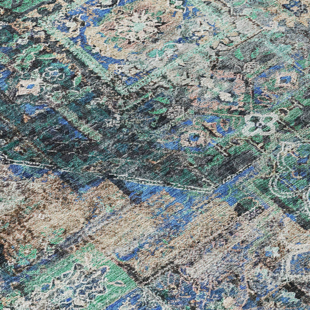 Addison Chantille ACN2139 Global Machine Made Traditional Green Rug