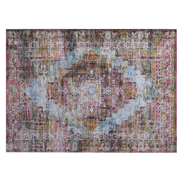 Addison Chantille ACN2139 Global Machine Made Traditional Pink Rug