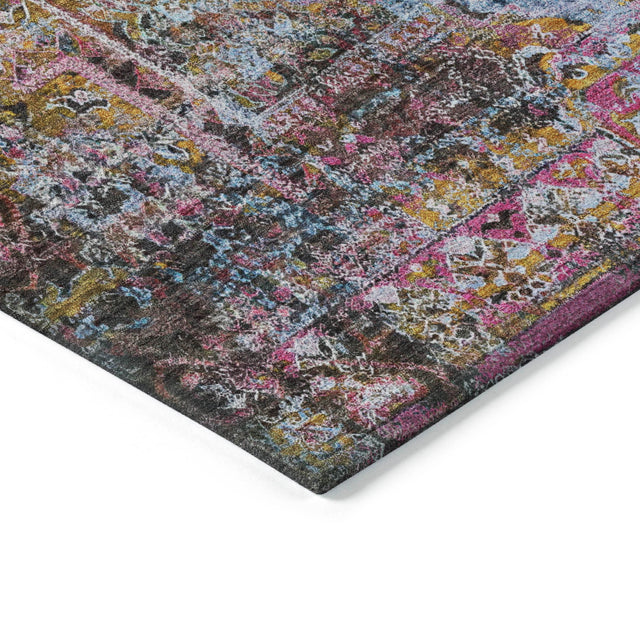 Addison Chantille ACN2139 Global Machine Made Traditional Pink Rug