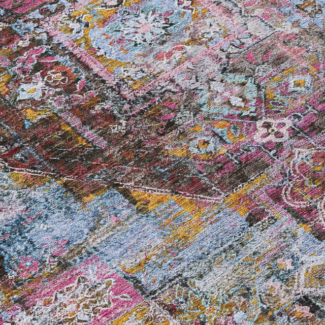 Addison Chantille ACN2139 Global Machine Made Traditional Pink Rug