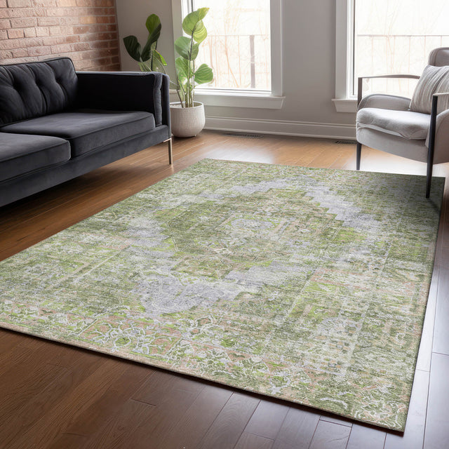 Addison Chantille ACN2140 Global Machine Made Traditional Aloe Rug