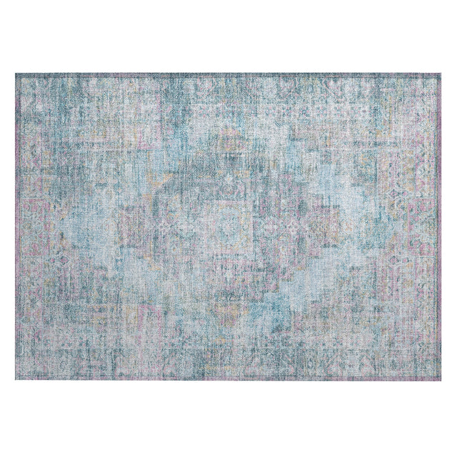 Addison Chantille ACN2140 Global Machine Made Traditional Blue Rug