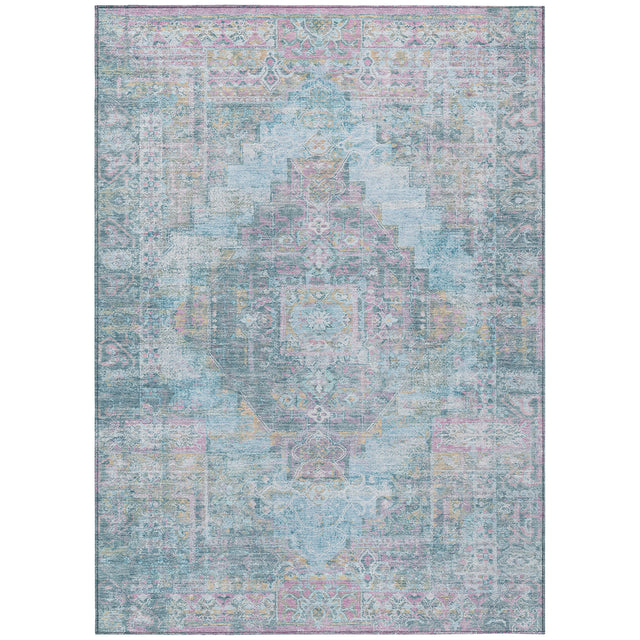 Addison Chantille ACN2140 Global Machine Made Traditional Blue Rug