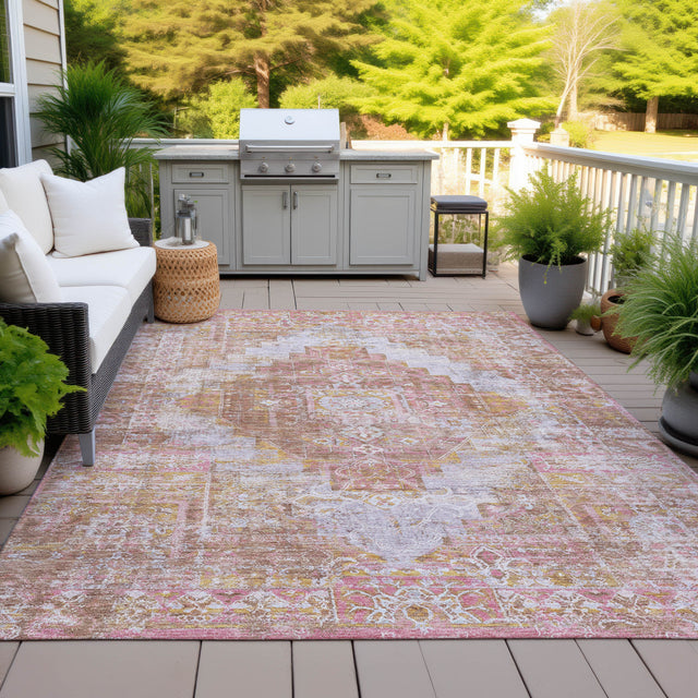 Addison Chantille ACN2140 Global Machine Made Traditional Blush Rug