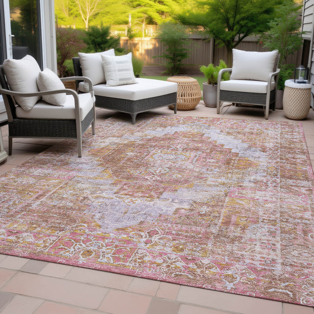 Addison Chantille ACN2140 Global Machine Made Traditional Blush Rug