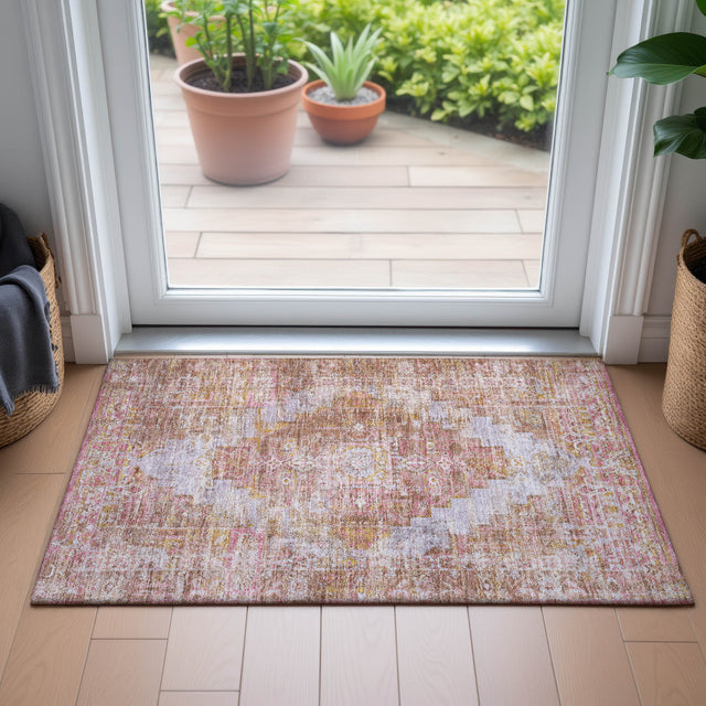 Addison Chantille ACN2140 Global Machine Made Traditional Blush Rug