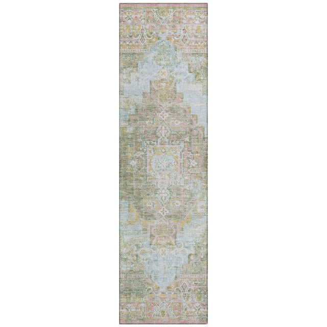 Addison Chantille ACN2140 Global Machine Made Traditional Green Rug