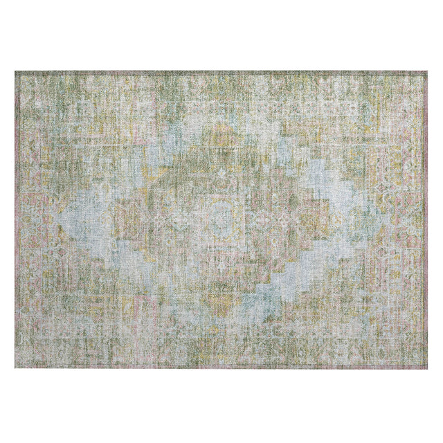 Addison Chantille ACN2140 Global Machine Made Traditional Green Rug