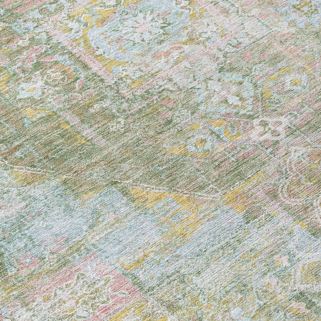 Addison Chantille ACN2140 Global Machine Made Traditional Green Rug