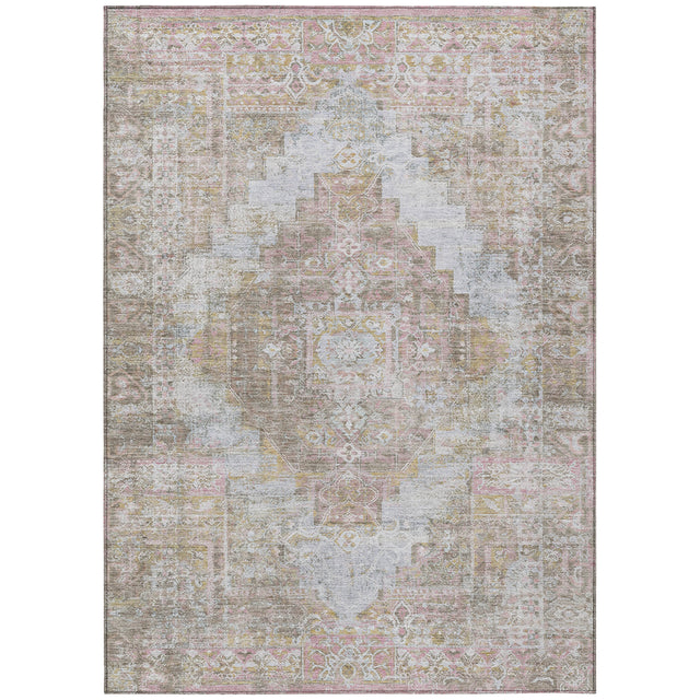 Addison Chantille ACN2140 Global Machine Made Traditional Taupe Rug