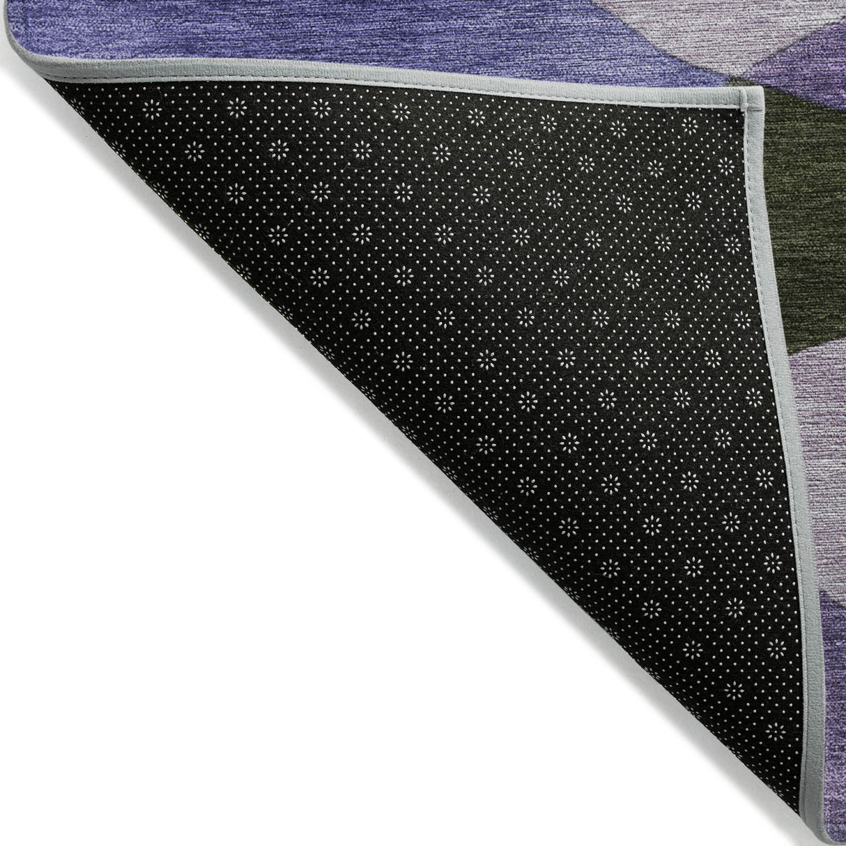 Addison Chantille ACN2141 Abstract Machine Made Transitional Purple Rug