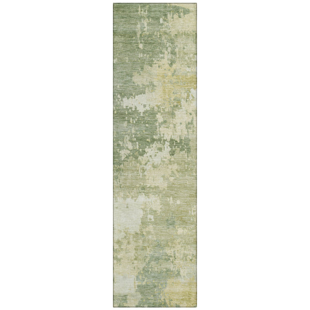 Addison Chantille ACN2142 Abstract Machine Made Transitional Aloe Rug