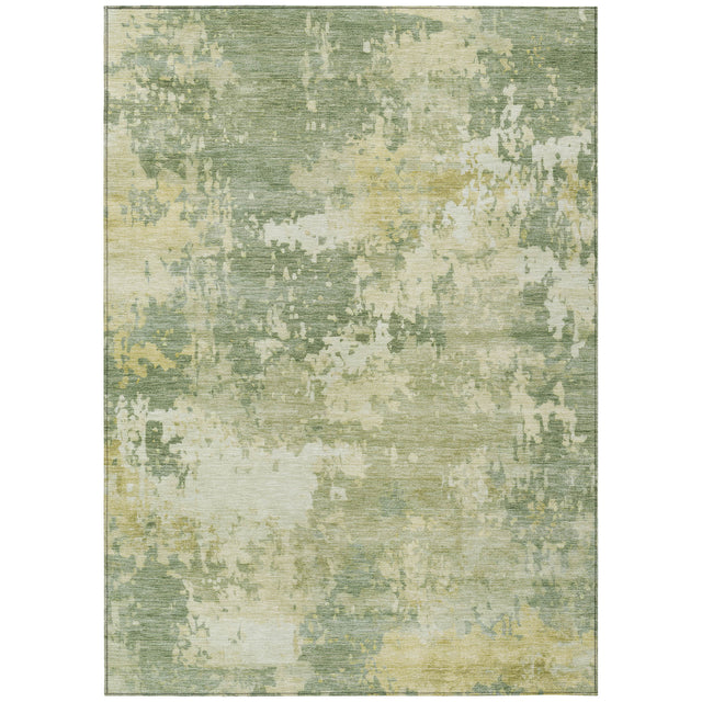 Addison Chantille ACN2142 Abstract Machine Made Transitional Aloe Rug