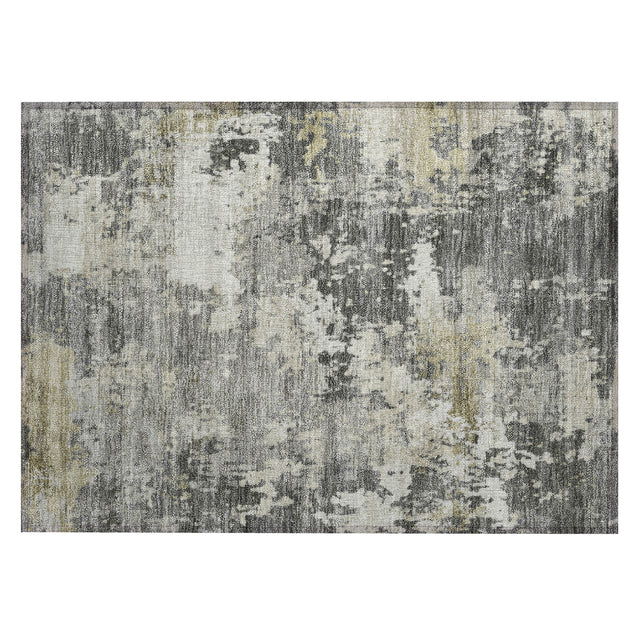 Addison Chantille ACN2142 Abstract Machine Made Transitional Pewter Rug