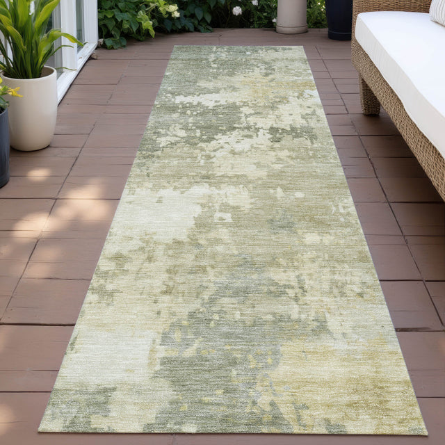 Addison Chantille ACN2142 Abstract Machine Made Transitional Sage Rug